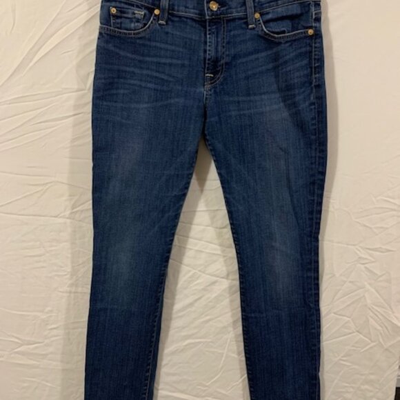 7 FOR ALL MANKIND Denim - 7 FOR ALL MANKIND Jeans Womens  Roxanne Classic  Denim  (SZ 30)